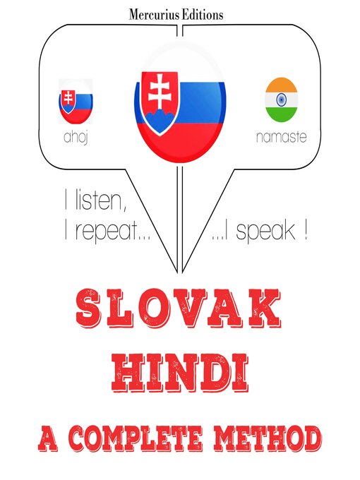 Cover image for Slovenský--Hindčina